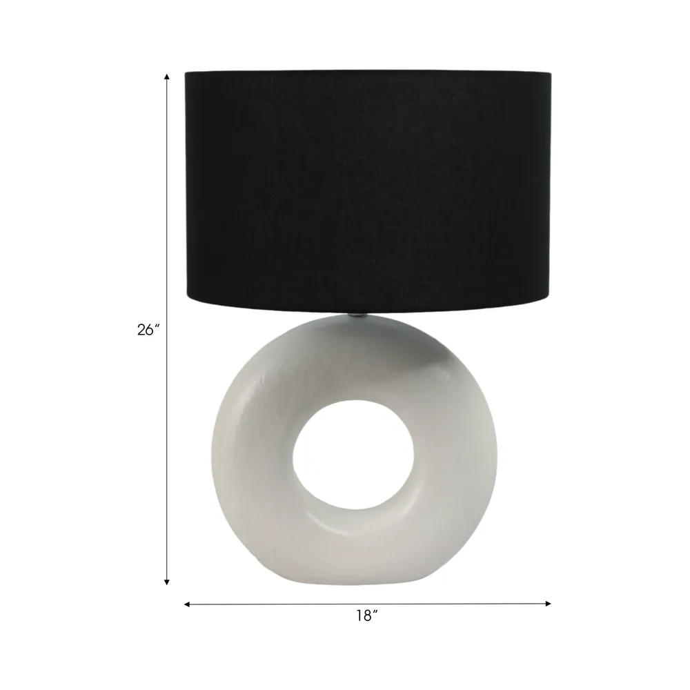 EVERTONMILL WHITE LAMP 26 (IN)