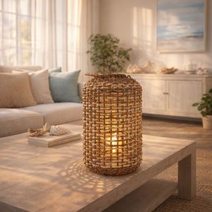 LARKSIDE BROWN LANTERN 21 (IN) 10