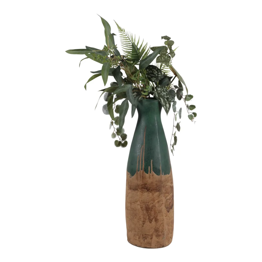 DARIENMILL GREEN VASE 21 (IN)
