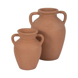 CARLINROSE BROWN VASE 10 (IN) 9