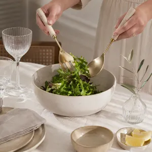 ARMONBURN SET OF 2 TAN SERVEWARE 1 (IN) 10