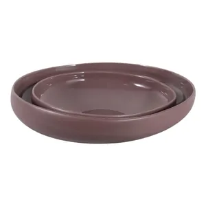 PEYTONWICK SET OF 2 PURPLE BOWLS 4 (IN) 4