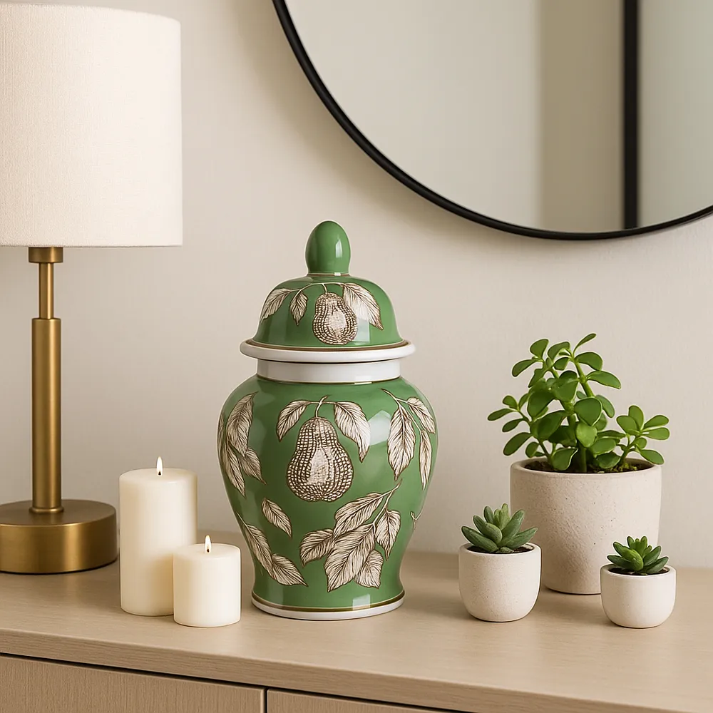 JAKEVIEW GREEN CHINOISERIE 11 (IN)