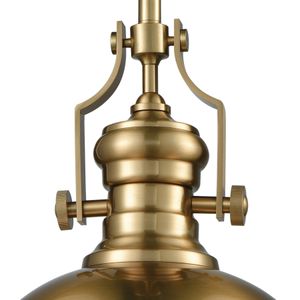 Chadwick 13'' Wide 1-Light Pendant - Satin Brass 2