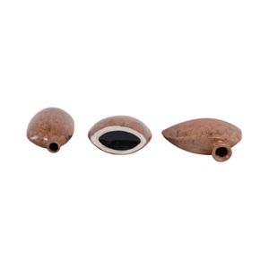 BENTONFIELD SET OF 3 BROWN VASES 9 (IN) 7