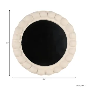BREEMOOR IVORY MIRROR 36 (IN) 8