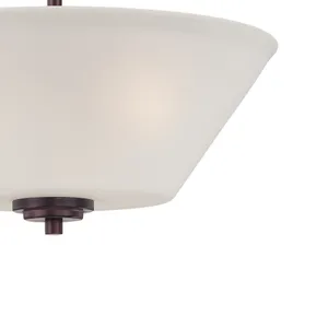 Pittman 15'' Wide 2-Light Semi Flush Mount - Sienna Bronze 4