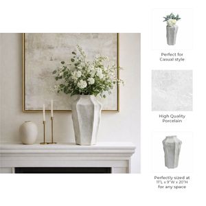 AVAWAY GRAY VASE 20 (IN) 10