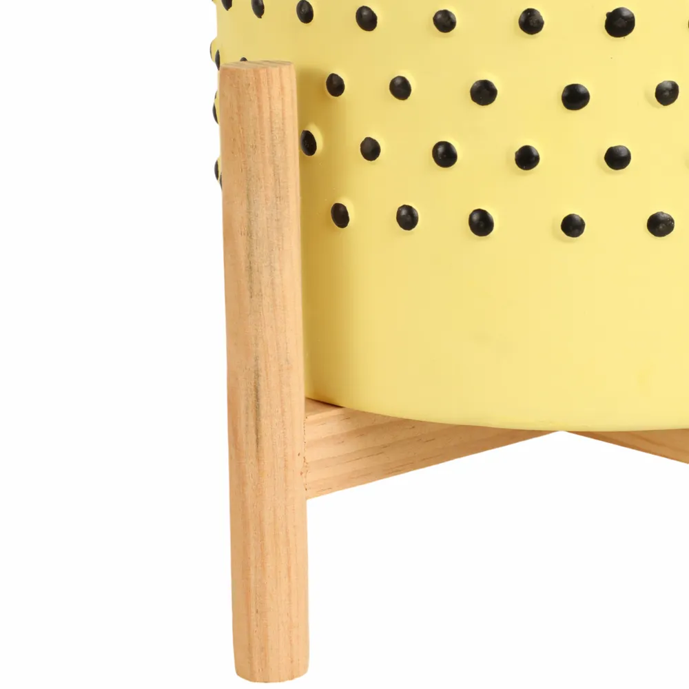 COLECREST YELLOW PLANTER 9 (IN)