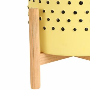 COLECREST YELLOW PLANTER 9 (IN) 6