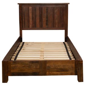 Barnwood Traditional Bed with Rail System - King 4