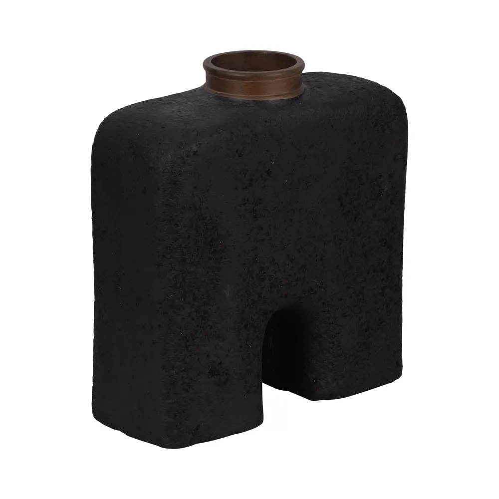 ROLANDCREST BLACK VASE 13 (IN)