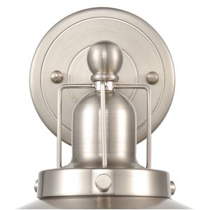 English Pub 8'' High 1-Light Sconce - Satin Nickel 4