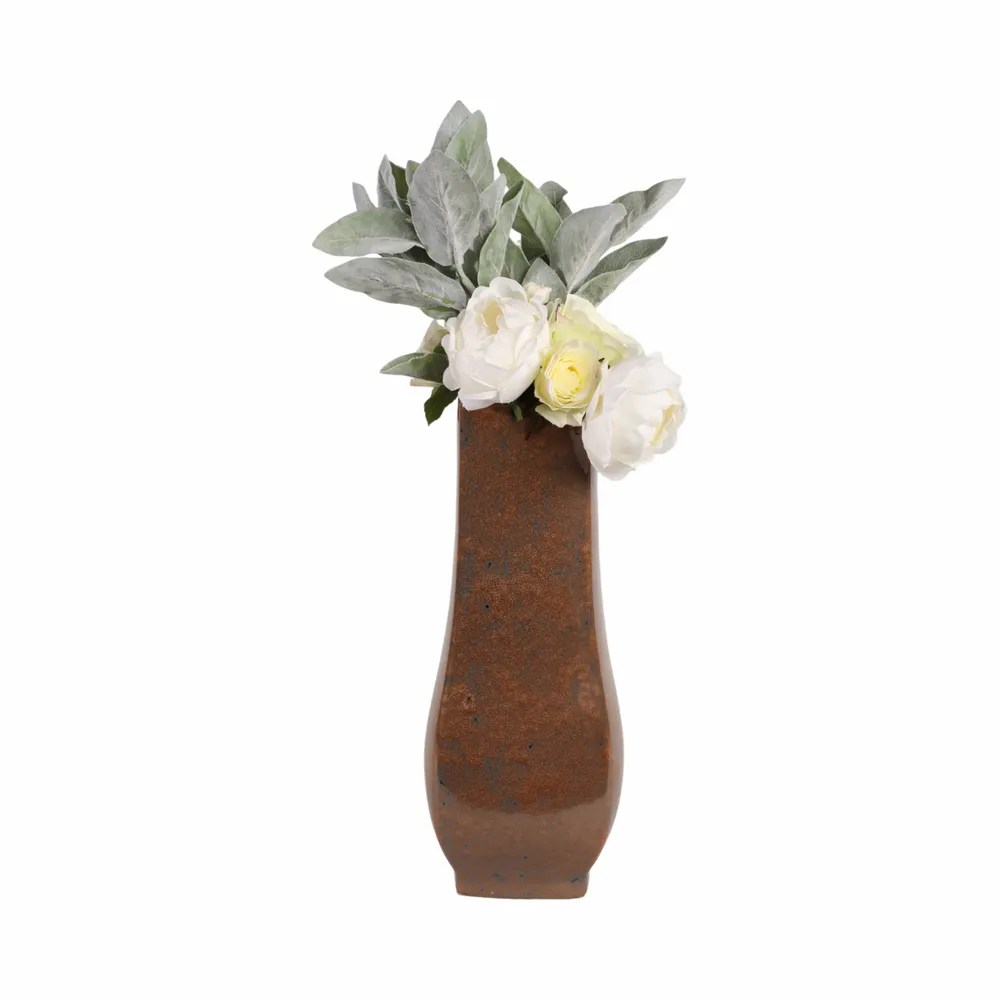 CORBINPORT BROWN VASE 17 (IN)