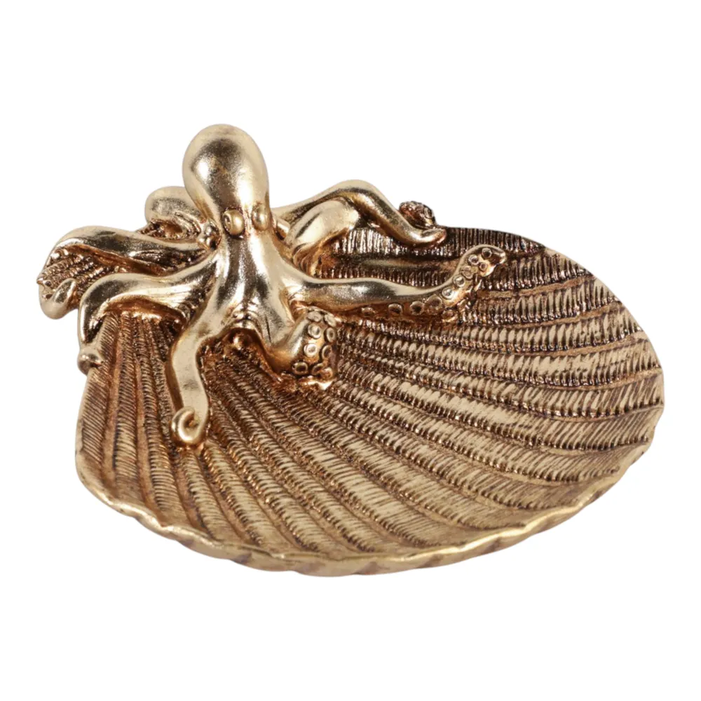 HANKWOOD GOLD TRINKET DISH 2 (IN)