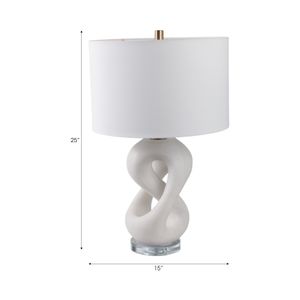 CIARANHAVEN WHITE LAMP 26 (IN) 7