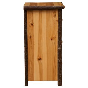 Hickory Log Three Drawer File Cabinet - Natural 6