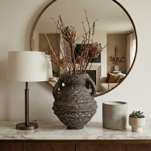 FERRIS BROWN VASE 16 (IN) 13