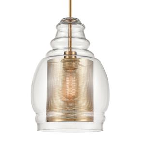 Herndon 11'' Wide 1-Light Pendant - Antique Gold 4