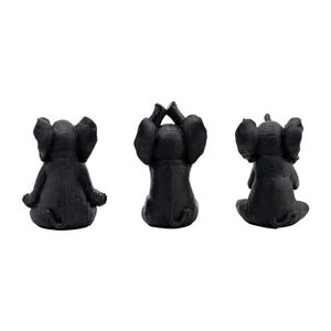 YATESWORTH SET OF 3 BLACK DECOR 8 (IN) 5