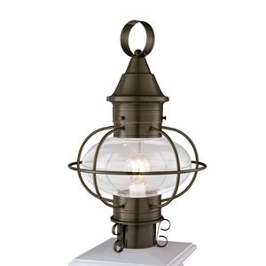 Classic 18.75'' High 1-Light Outdoor Post Light - Sienna 1