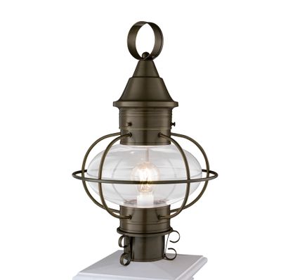 Classic 18.75″ High 1-Light Outdoor Post Light - Sienna
