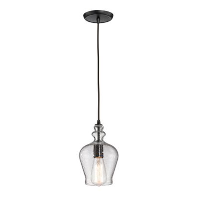 Menlow Park 6″ Wide 1-Light Mini Pendant - Oil Rubbed Bronze