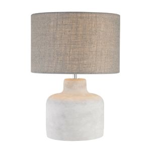 Rockport 17'' High 1-Light Table Lamp - Polished Concrete 1
