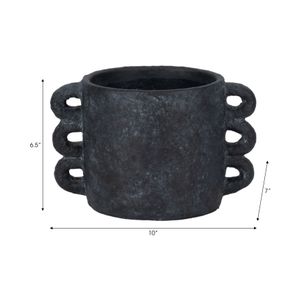 ARLOWHAVEN BLACK PLANTER 7 (IN) 8