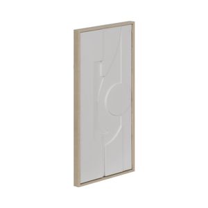 BRONSONSHAW SET OF 3 WHITE ART 24 (IN) 5