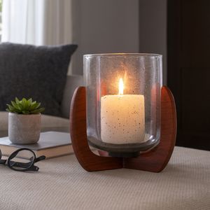 CORBINROSE BROWN VOTIVE HOLDER 7 (IN) 11