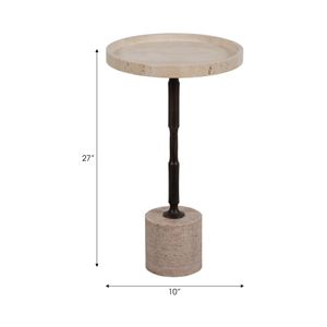 DUNLAPWICK GOLD TABLE 27 (IN) 8