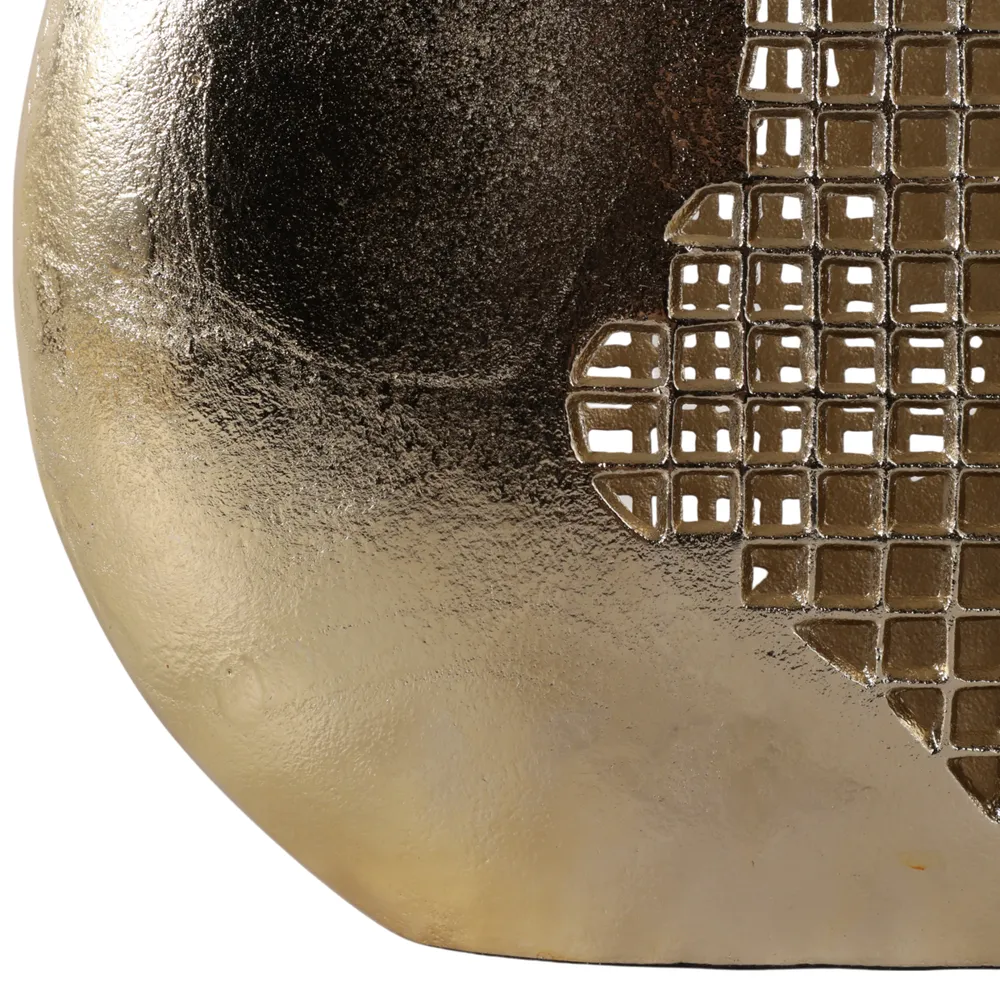 BRUNOFORD GOLD VASE 14 (IN)