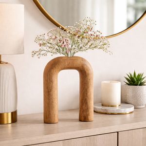 GUNNWORTH BROWN VASE 11 (IN) 13