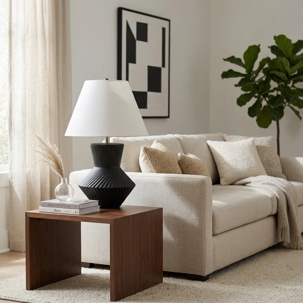 EVANDERTON BLACK LAMP 23 (IN)