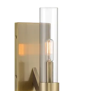 Rohe 12.5'' High 1-Light Sconce - Aged Brass 4