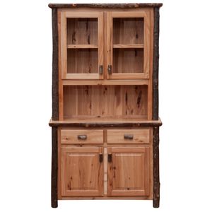 Hickory Log 48-inch Buffet & Hutch - Cinnamon 4