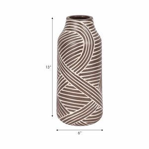 NOLANRUN BROWN VASE 13 (IN) 8