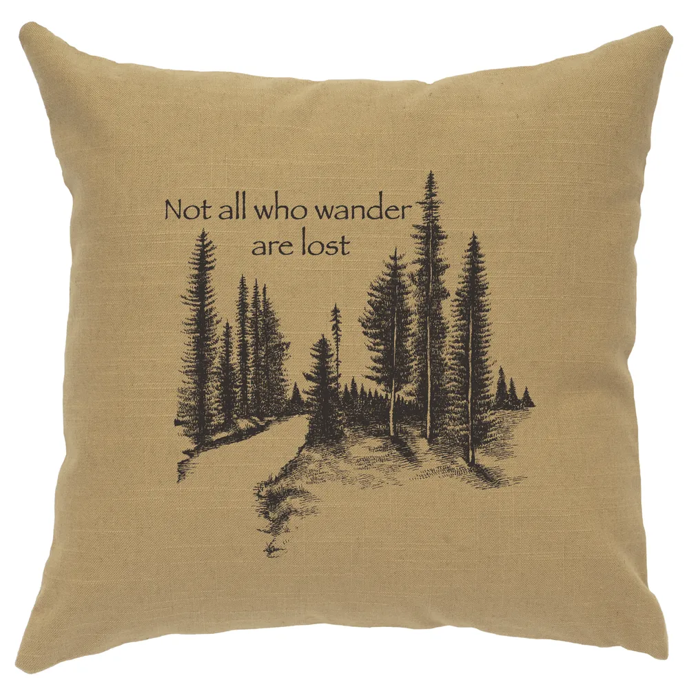 Image Pillow - Wander - Linen Straw
