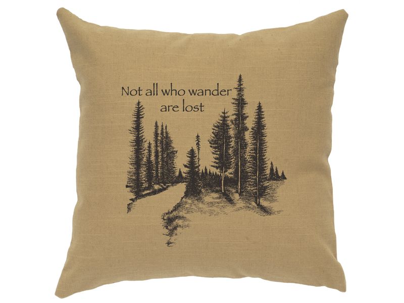 Image Pillow - Wander - Linen Straw 1
