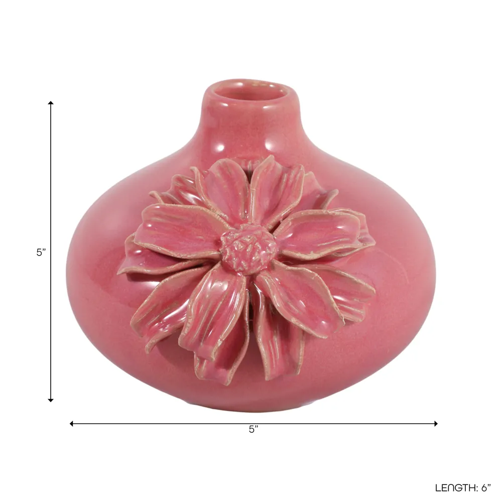 FLYNNRUN PINK VASE 5 (IN)