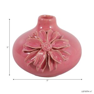 FLYNNRUN PINK VASE 5 (IN) 10