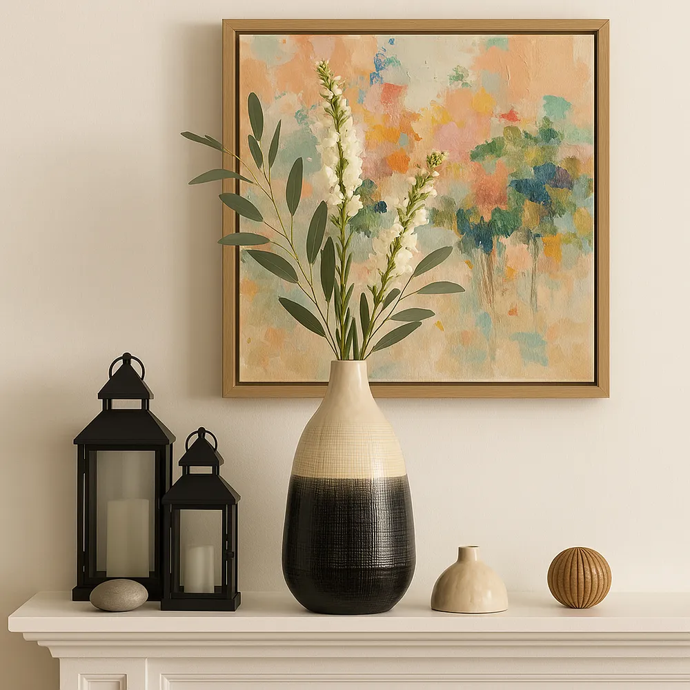 JANERUN IVORY VASE 18 (IN)