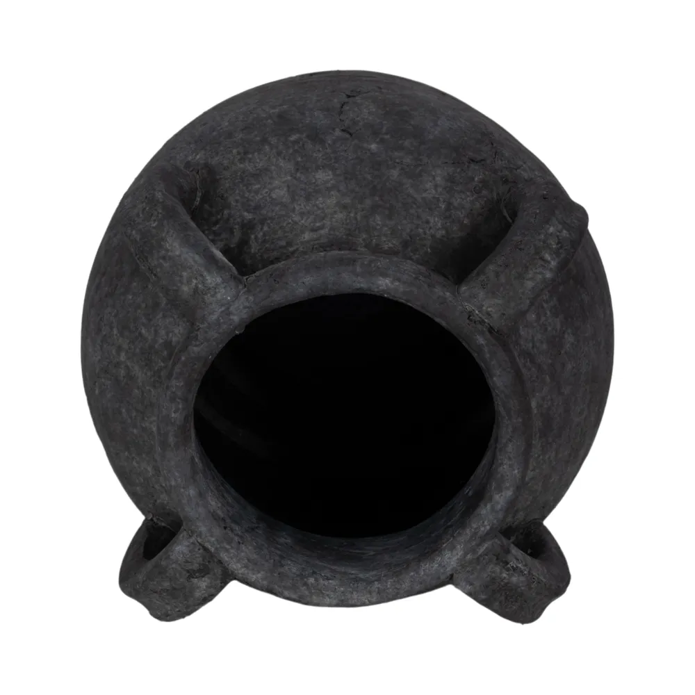 SKYELAKE BLACK VASE 10 (IN)
