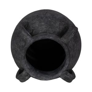 SKYELAKE BLACK VASE 10 (IN) 6