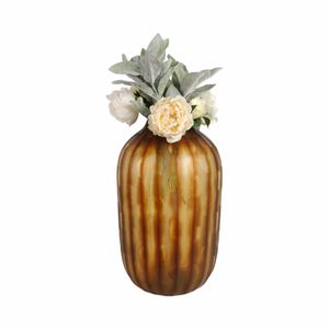 HOUSTONCREST BROWN GLASS VASE 19 (IN) 3