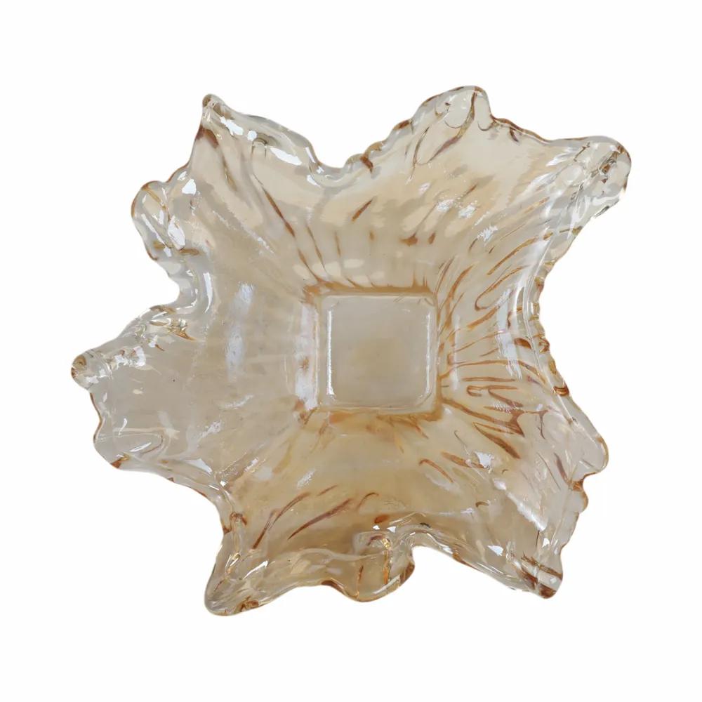 CLAYMORE BROWN GLASS VASE 8 (IN)