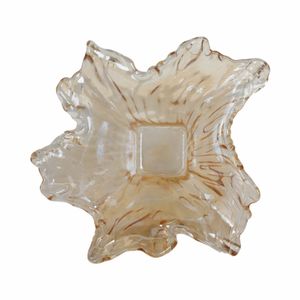 CLAYMORE BROWN GLASS VASE 8 (IN) 6