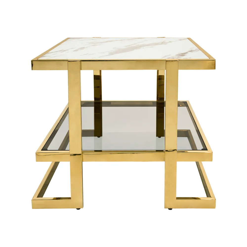 HADFIELD GOLD TABLE 24 (IN)