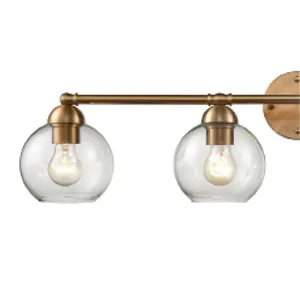 Astoria 35'' Wide 4-Light Vanity Light - Satin Gold 2